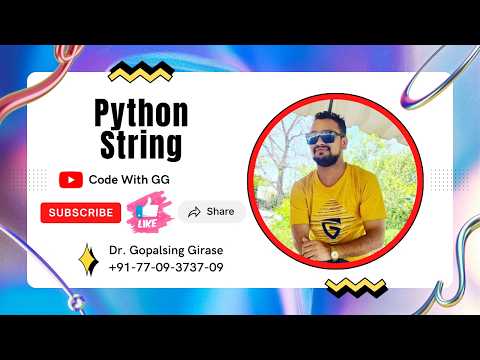Python Session 31 Python String