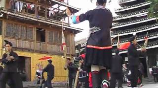 preview picture of video 'Folkdance in Dong village Ma'an, China'