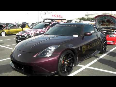 Nissan 350Z on 20" Staggered Rohana RC10 Wheels