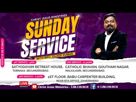 CJM SUNDAY SERVICE | 26-03-2023 | LIVE