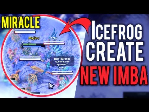 Miracle- Icefrog CREATED A NEW IMBA HERO! God of Water Morphling RAMPAGE WTF Game 7.07 Dota 2