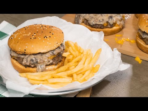 How to make a Copycat HARDEE'S MUSHROOM AND SWISS BURGER | Recipes.net