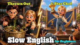 Her Father Kicked Her Out With Nothing… Then She Became a 5-Star Chef | Slow English for Beginners