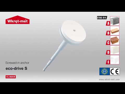 Taco de fijación atornillado ECODRIVE S8 de Wkret-Met - SATE