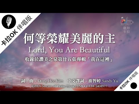 【何等榮耀美麗的主 Lord, You Are Beautiful】官方敬拜卡拉OK版MV (無人聲 純樂器伴奏 / 伴唱 Instrumental) - 讚美之泉敬拜讚美 (25)