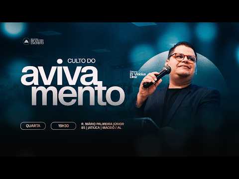 🔴 LIVE | CULTO DO AVIVAMENTO | PR. VINICIUS DINIZ | REC ALAGOAS | 10/06/2026