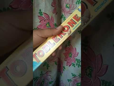 TOBLERONE CHOCOLATE (Crunchy Almonds )🥰 // Geraldine Servado
