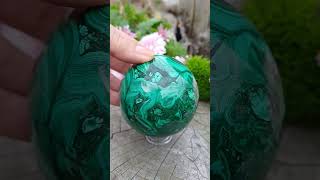 Malachit koule 7,3 cm