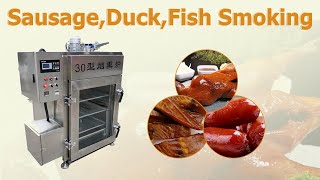 Meat smoking machine | how to smoke sausage,fish,dried tofu?