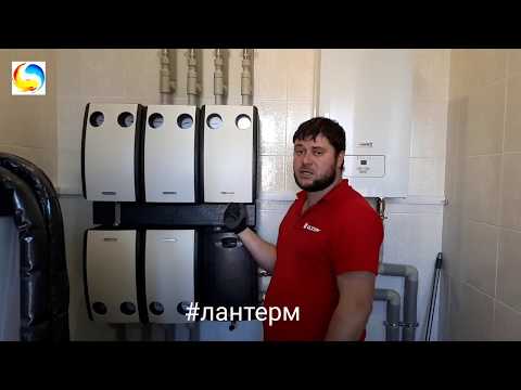 Фото Монтаж котельной. В данной топочной было установлен электро котёл TM Protherm, насосные группы быстрого монтажа ТМ Meibes, солнечный коллектор с бойлером TM Vaillant для приготовления горячей воды.