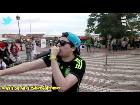 Freestyle Sr.Pintado y juegos con palabras en Barrio Fuencarral 3/3