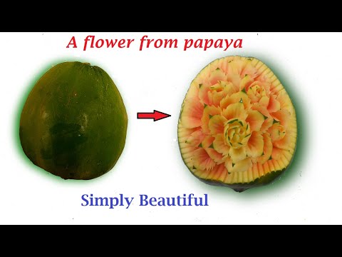 A flower from papaya
