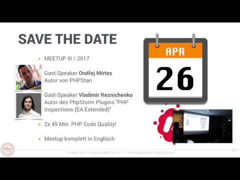 PHPUGDD - Meetup II / 2017 - Welcome