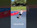 High Jump 2.12 close miss