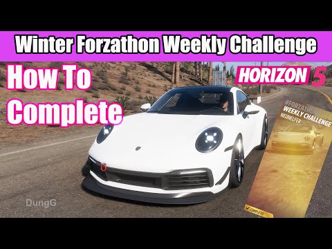 Winter Forzathon Weekly Challenge - 2019 Porsche 911 Carrera S - Forza Horizon 5 Series 1