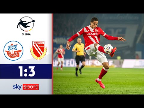 Gnadenlose Effizienz im Ost-Duell! | Hansa Rostock - FC Energie Cottbus | Highlights - 3. Liga