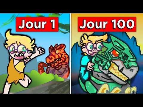 Survivre 100 Jours sur ARK Survival... Voilà ce qui s'est passé...