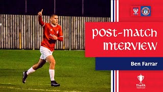 💬 Post-Match Interview | Ben Farrar | Boro Rangers (FA Youth Cup)