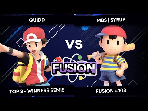 Fusion #103 - Quidd (Pokemon Trainer) vs Syrup (Ness) - Top 8 - Winners Semis