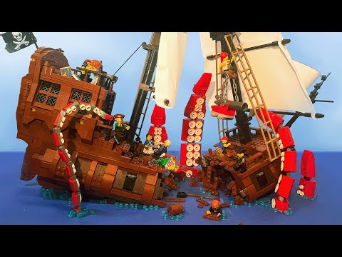 LEGO Pirates: Attack of the Kraken (stop motion)
