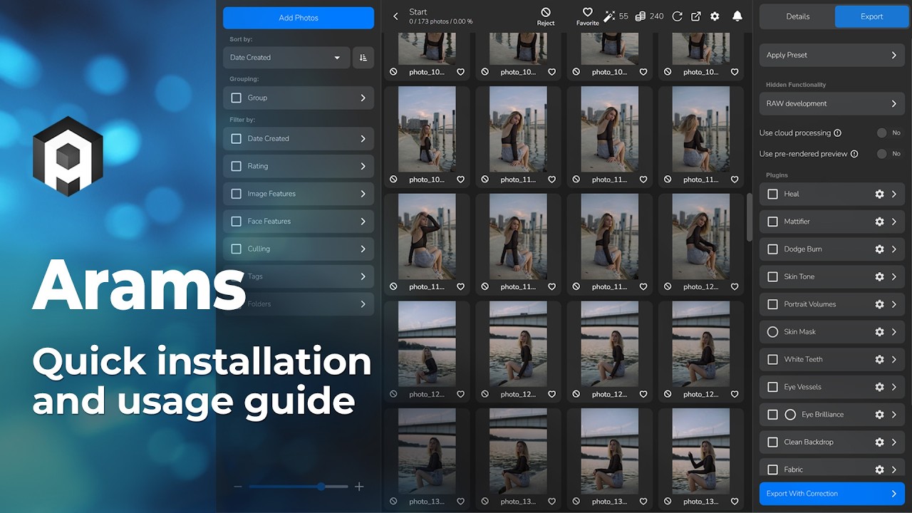 Arams retouching machine: Quick installation and usage guide
