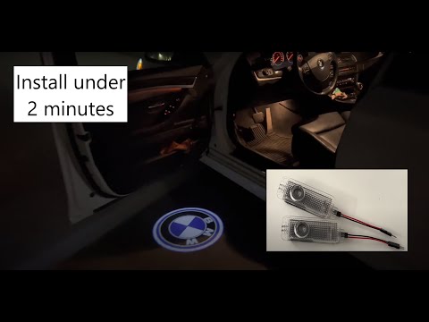 How to Install BMW Logo Door Lights in Just a TWO Minutes!