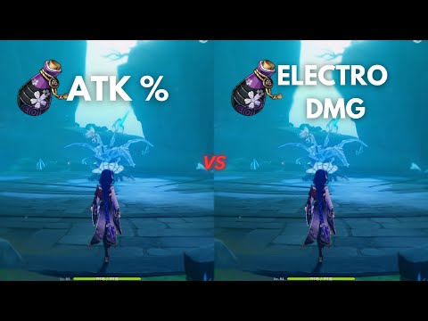 F2P : Raiden ATK % vs ELECTRO % !! Best Build for Raiden ?? [ Genshin Impact ]