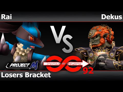 IaB! 92 PM - SS | Rai (Lucario) vs UNT | Dekus (Ganon) - Losers Bracket