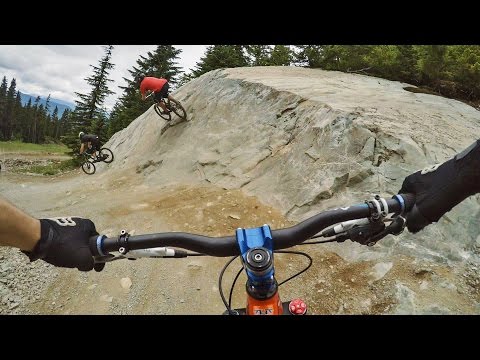 Blue Velvet 4 Man Train! Whistler Bike Park - GoPro | Jordan Boostmaster