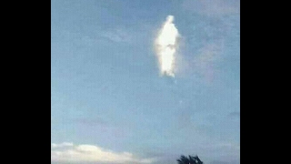 Virgin Mary appears in the sky