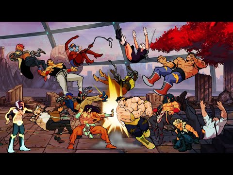 Streets of Rage 4 - Max and Shiva Boss Rush Full Combo V8 W/Mclionheart86