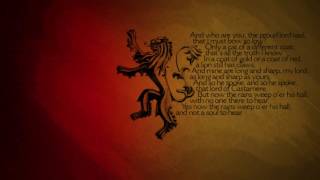 Game of Thrones - The Rains of Castamere (with Lyrics) [Lannister Song] [HD]