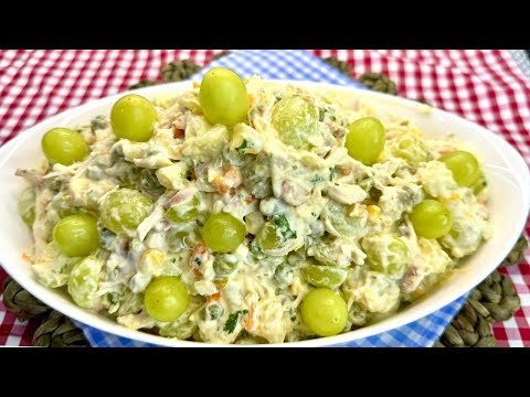Como hacer Ensalada Rusa NAVIDEÑA CON UVAS VERDES - Clau y Canela