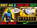 WHITE 444 KI SABSE BADI GALTI BIGGEST MISTAKES OF WHITE 444 Garena Freefire