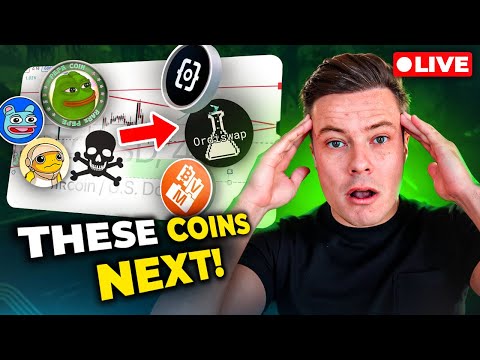 Meme Coins DUMPING Next Big Moves Starting Now!!! Tune In! Crypto Live stream