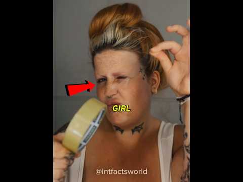 This girl forgot sunglasses but made her own 😎 #shorts