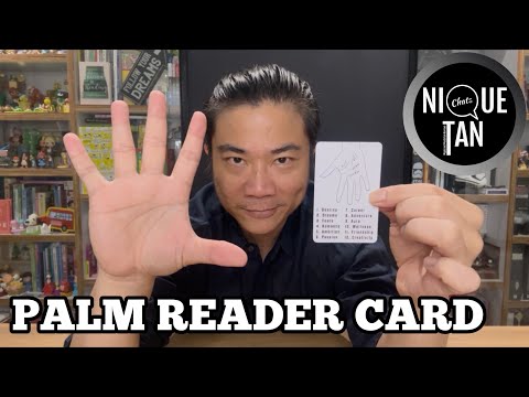 Nique Tan Chats - The Palm Reader Card by David Alnwick