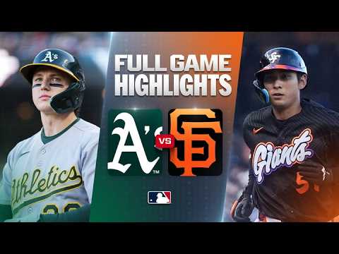 MLB 애슬레틱스 1-3 샌프란시스코 하이라이트