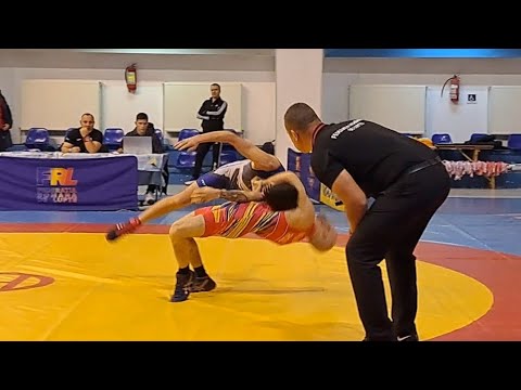 Vagiunic C.  VS  Dumitrescu E. gr 55 kg,final 1-2,senior nationals.