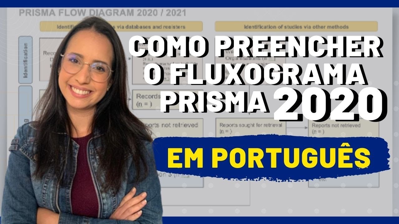 FLUXOGRAMA PRISMA 2020 EM PORTUGUÊS: Como preencher!