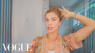 Grazi Massafera ensina técnica para ondas naturais no cabelo | Segredos de Beleza | Vogue Brasil