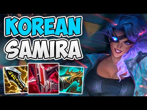 INCREDIBLE KOREAN CHALLENGER BUFFED SAMIRA GAMEPLAY | CHALLENGER SAMIRA ADC | Patch 12.2 S11