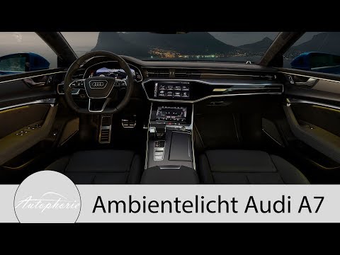 Ambientelicht im Audi A7 Sportback - Kontur-Ambiente-Lichtpaket - Autophorie