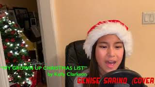 “My Grown Up Christmas List” cover by Genise Sarino