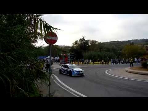 Gigi Galli Rally Legend 2014 best drift + donuts show with Police permission