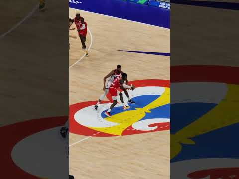 Dennis Schroder to seal the win!! USA vs Germany  🔥 #fibawc  #semifinal #winforall  #dennisschröder