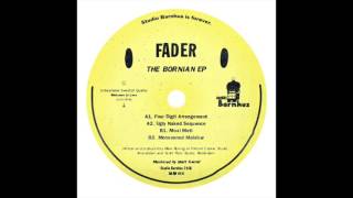 Fader - Four Digit Arrangment