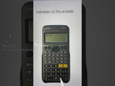 Finding Percentage on a calculator