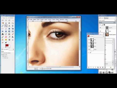 Bella Swan Vampire Transformation (GIMP 2.8)