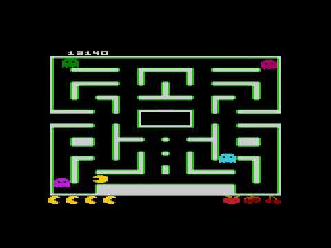 ATARI 7800 Baby Pac Man Ferrell's Hack 20180610 67048F7F PACMAN CLONE